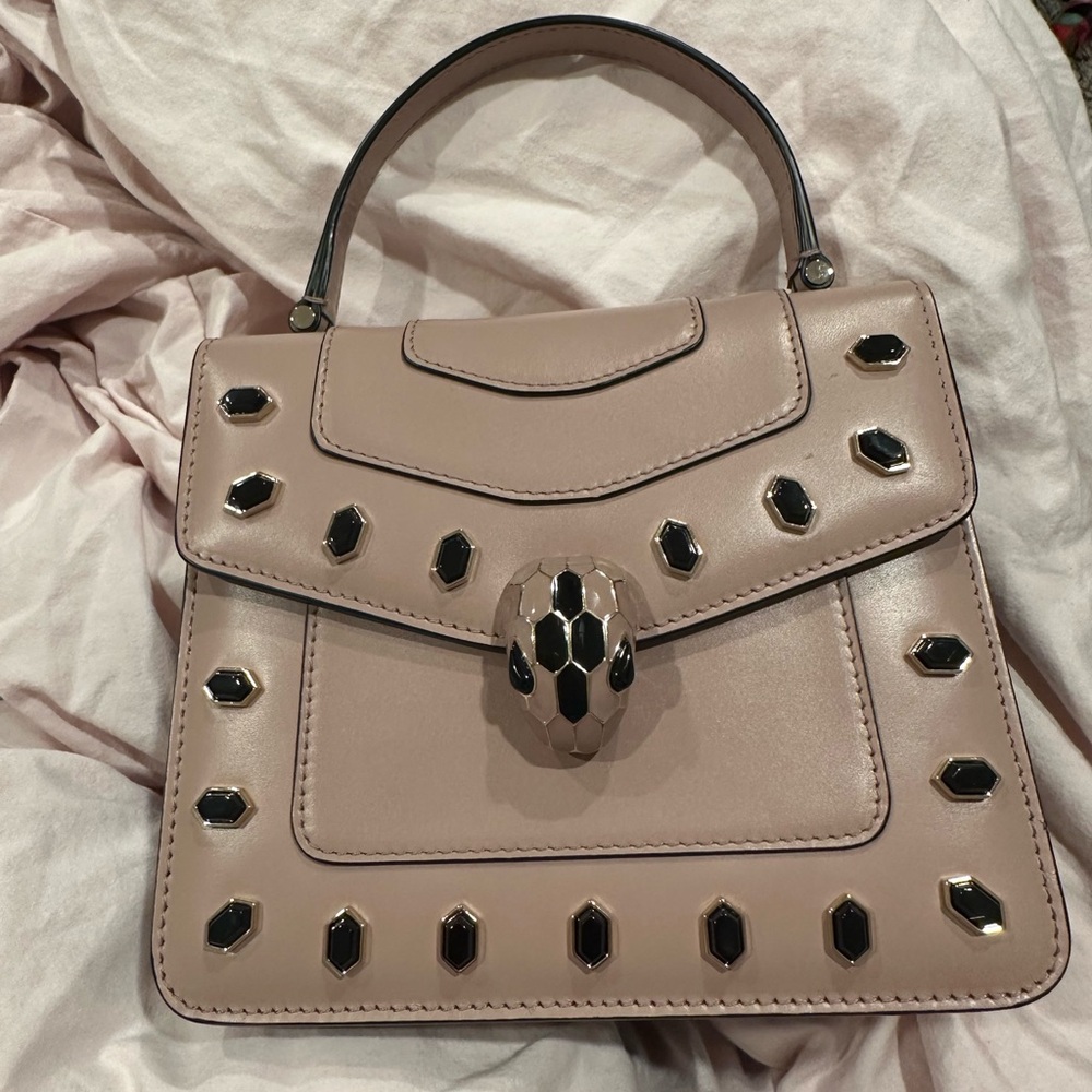 Bulgari serpenti top handle bag